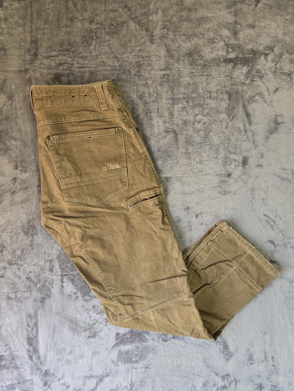 Kuhl Ryder Vintage Patina Dye Brown Pants Size 33x30 Hiking Outdoor